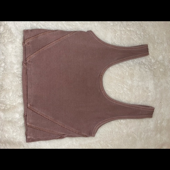 mauve tank top and jogger set - Picture 4 of 5